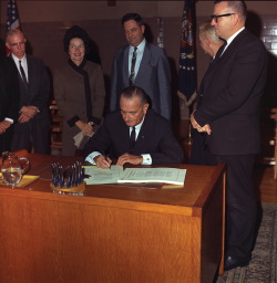 Signing of the Higher Education Act of 1965