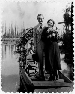 Honeymoon in Mexico after Nov. 17, 1934 Wedding in San Antonio, Texas