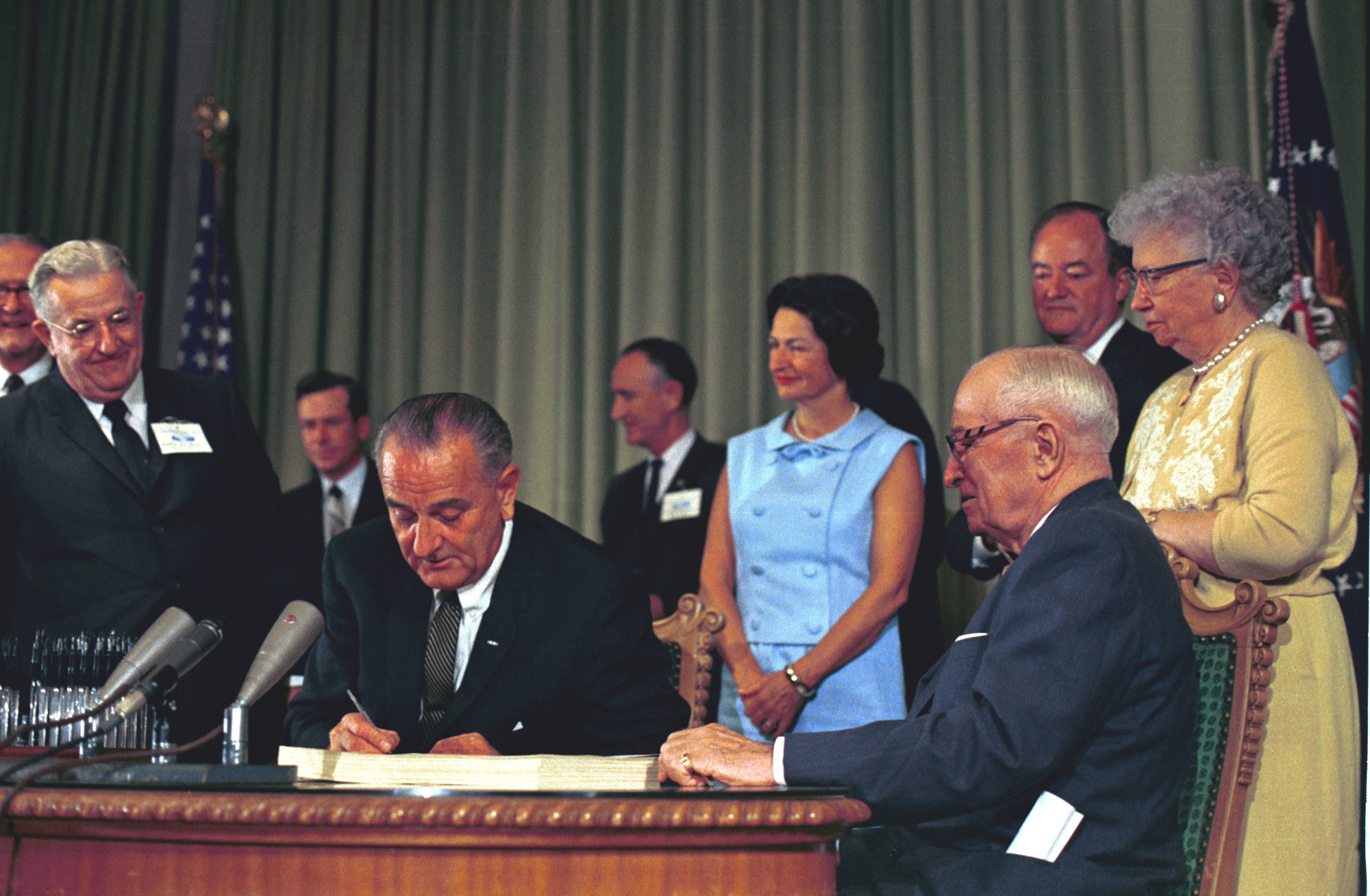 Image result for PRESIDENT JOHNSON SIGNED MEDICARE INTO LAW